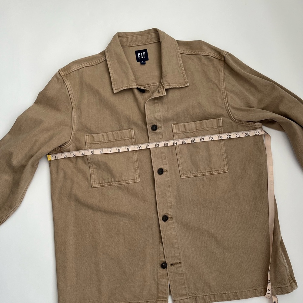 Gap men's tan heavy cotton jacket - Picture 5 of 8